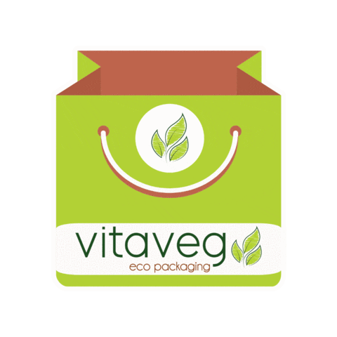Plant Based Environment Sticker by vitaveg eco packaging