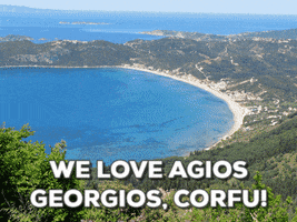 symposio beach vacation greece islands GIF