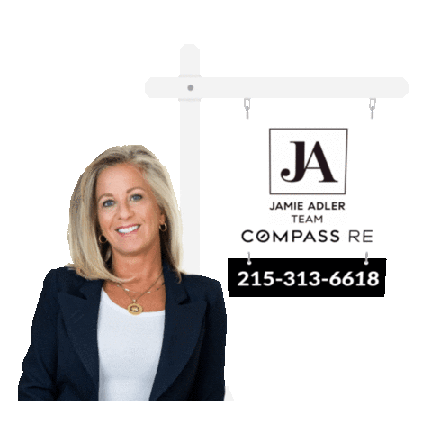 Jamie Adler Sticker by Homes by Gill - Surinder Gill