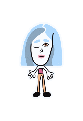 Girl Sticker