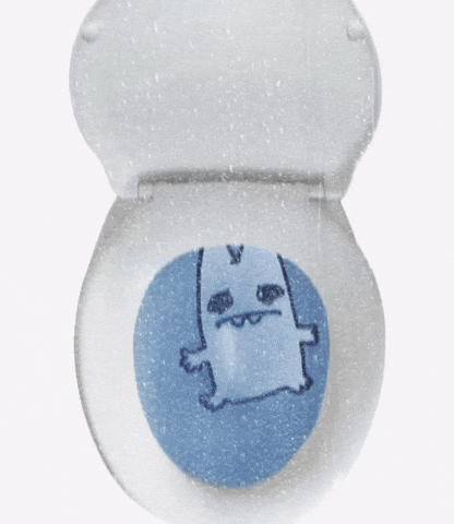 Sad Toilet GIF by mesigugu