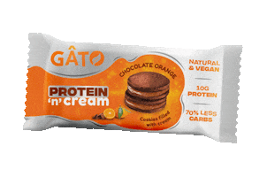 Chocolate Orange Vegan Protein Sticker by GATO