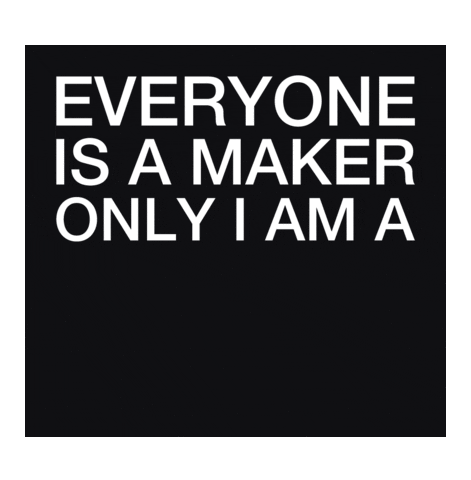 3D Maker Sticker