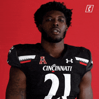 University Of Cincinnati Reaction GIF by Cincinnati Bearcats