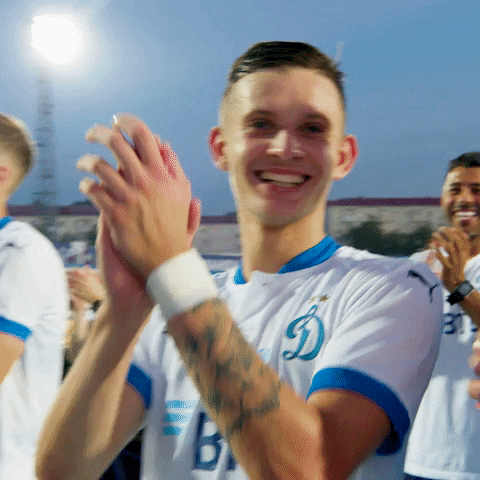 Football Smile GIF by FC Dynamo Moscow