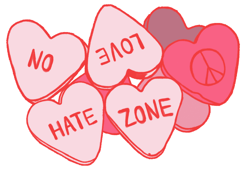 Hate Love Sticker by Outriders for iOS & Android | GIPHY