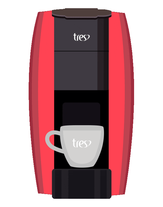 Coffee Cafe Sticker by TRES