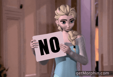 Reine Des Neiges No GIF by Morphin - Find & Share on GIPHY