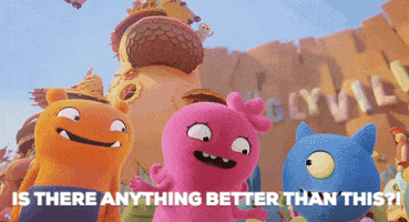 excited kelly clarkson GIF by UglyDolls