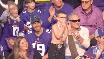 Partying Minnesota Vikings GIF by NFL