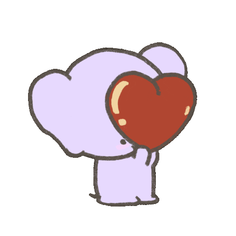 사랑 하트 Sticker