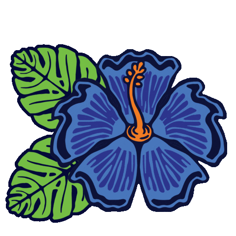 Flower Hawaii Sticker by Terrapin Beer Co.