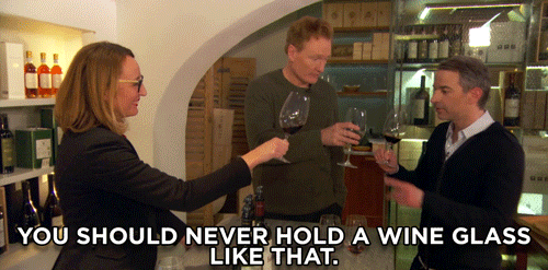 Wine Tasting Conan Obrien GIF by Team Coco