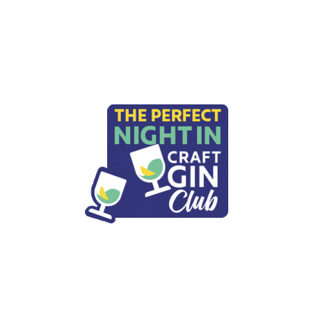 Stay Home Gin And Tonic Sticker by Craft Gin Club