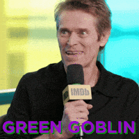 willem dafoe green goblin gif