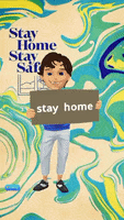 Stay Home Best Wishes GIF by TeamKrikey