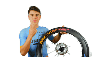 Cycling Kevin Sticker by Tour de Tietema