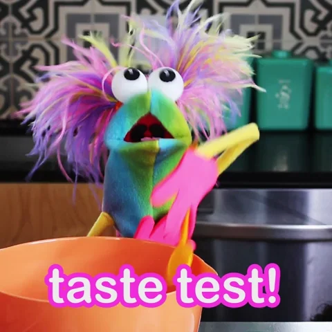 Puppet Baking GIF
