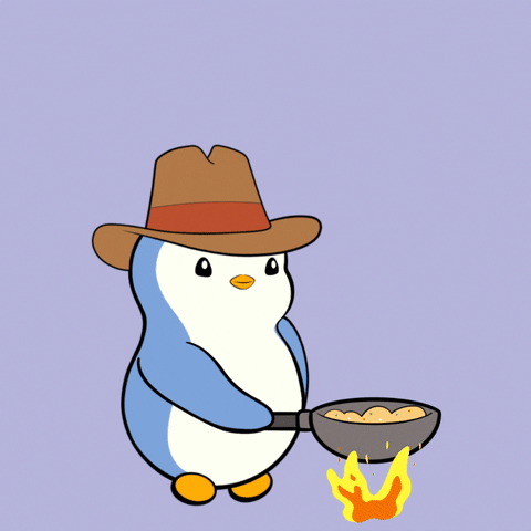 Crypto Cooking GIF by Pudgy Penguins