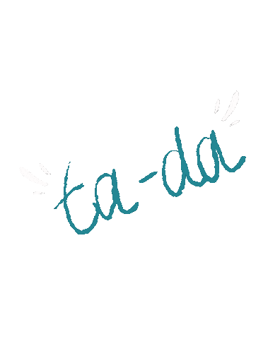 Ta-Da Sticker