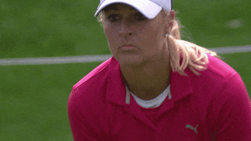 stress evacuate GIF by The Evian Championship