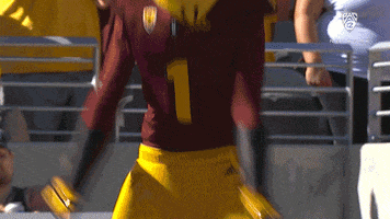 Excited Football GIF by Pac-12 Network