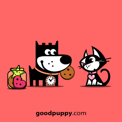 Cat Dog GIF by GOOD PUPPY