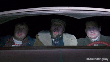 Driving Bill Murray GIF by Groundhog Day