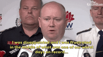australia fires shane fitzsimmons i was disappointed and i was frustrated GIF