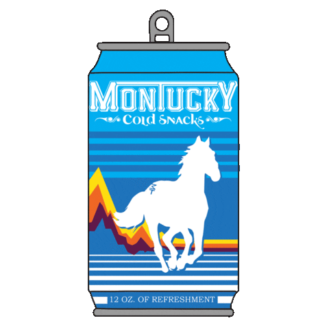 Party Beer Sticker by Montucky Cold Snacks
