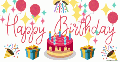 Happy Birthday Gif Find Share On Giphy