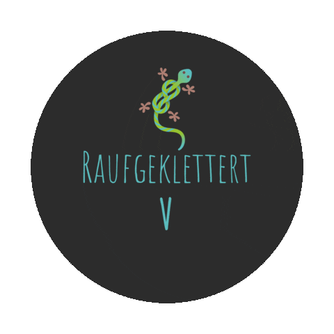 Raufgeklettert Sticker