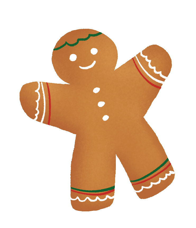 Gingerbread Man Christmas Sticker by Anto for iOS & Android GIPHY