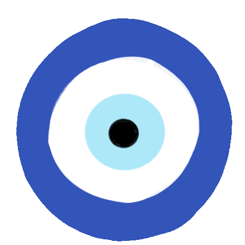 Evil Eye Sticker by Something Ilse for iOS &amp; Android | GIPHY