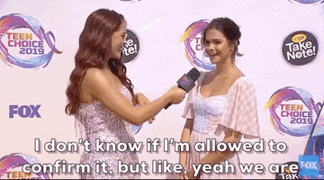 Teen Choice Awards I Dont Know If Im Allowed To Confirm GIF by FOX Teen Choice