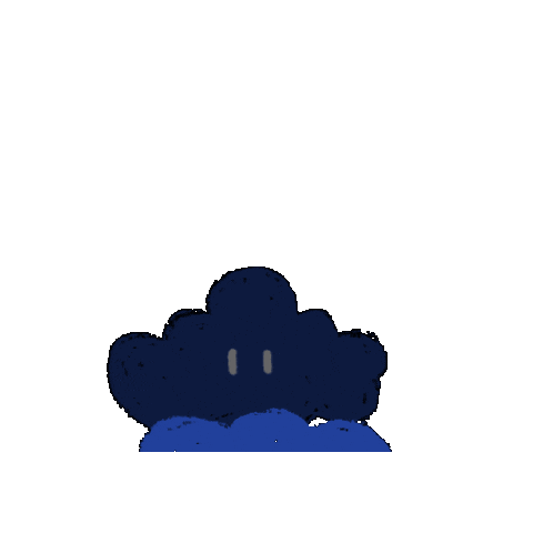 Forest Cloud Sticker