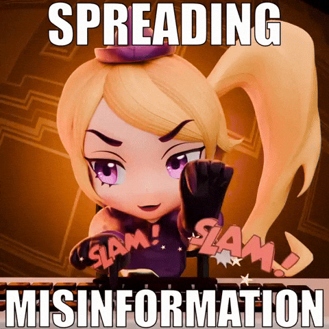 Typing Misinformation GIF