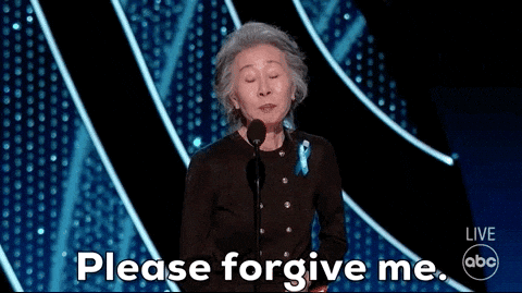 Sorry Forgive Me GIF by The Academy Awards - Find & Share on GIPHY