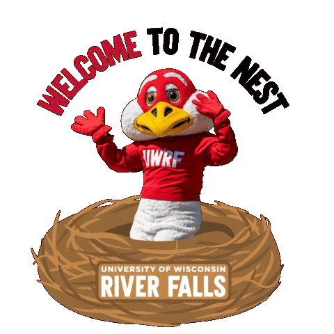 Falcons Uwrf Sticker by UW-River Falls