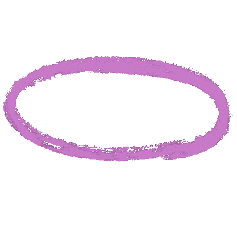 Loop Circle Sticker by ninaglow