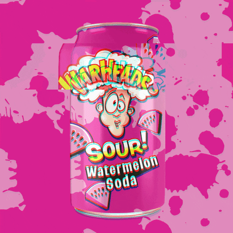 Candy Watermelon GIF by Warheads Sour Soda
