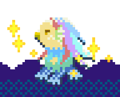 Japan Pixel Art Sticker