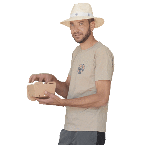 Eating Sticker by Cascina Blu