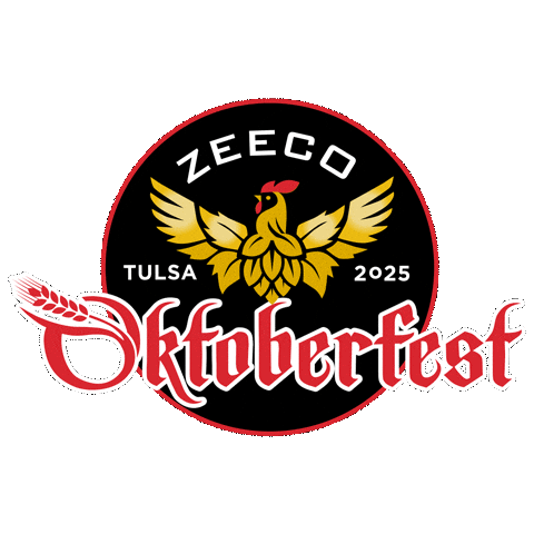 Tulsa Oktoberfest Sticker by Zeeco Oktoberfest Tulsa