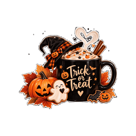 Trick Or Treat Halloween Sticker