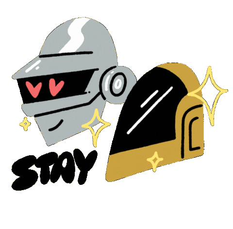 Daft Punk Sticker by Matt Joyce