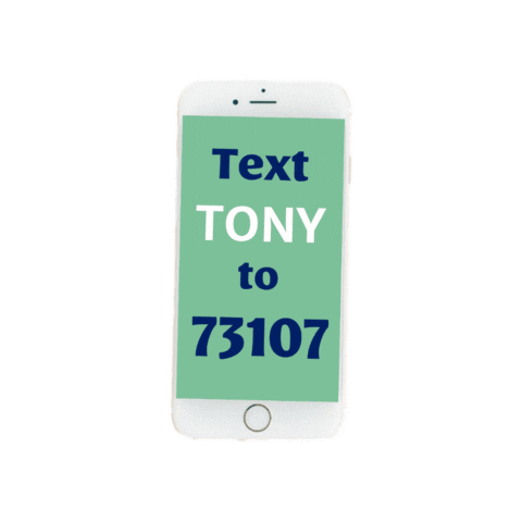 Text Vote Sticker by Tony Evers
