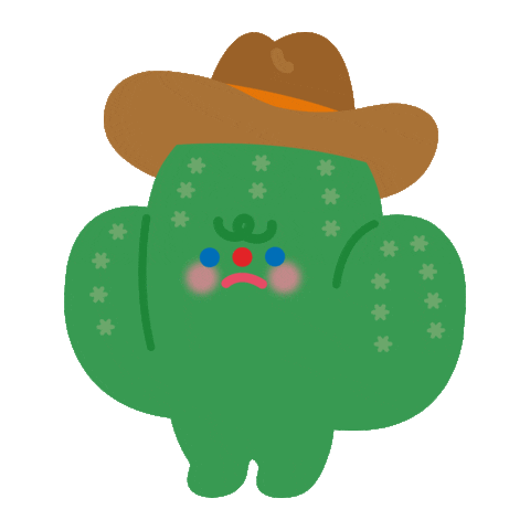 Cactus Sticker by THE RECORDER FACTORY