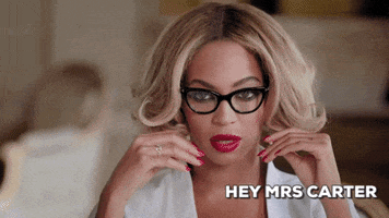 mrs carter beyonce GIF by chuber channel