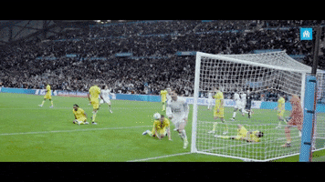 Pol Lirola Reaction GIF by Olympique de Marseille